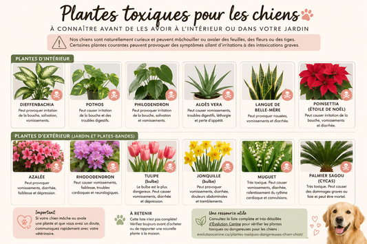Plantes toxiques pour chiens , les reconnaître pour mieux les protéger