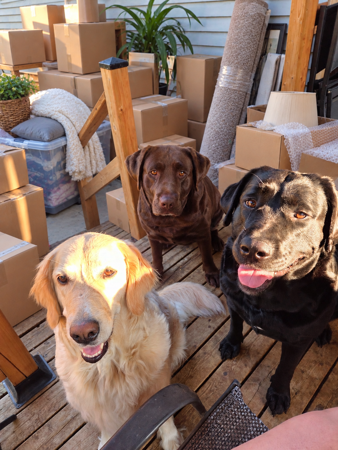 Déménager avec son chien sans perdre ses repères